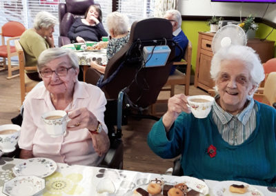 Guy Fawkes Day afternoon tea party at St Winifreds Care Home 5