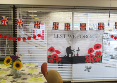 Remembrance Day celebrations at St Winifreds Care Home 5