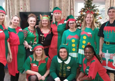 Staff team at Abbotsleigh dressed up as elves