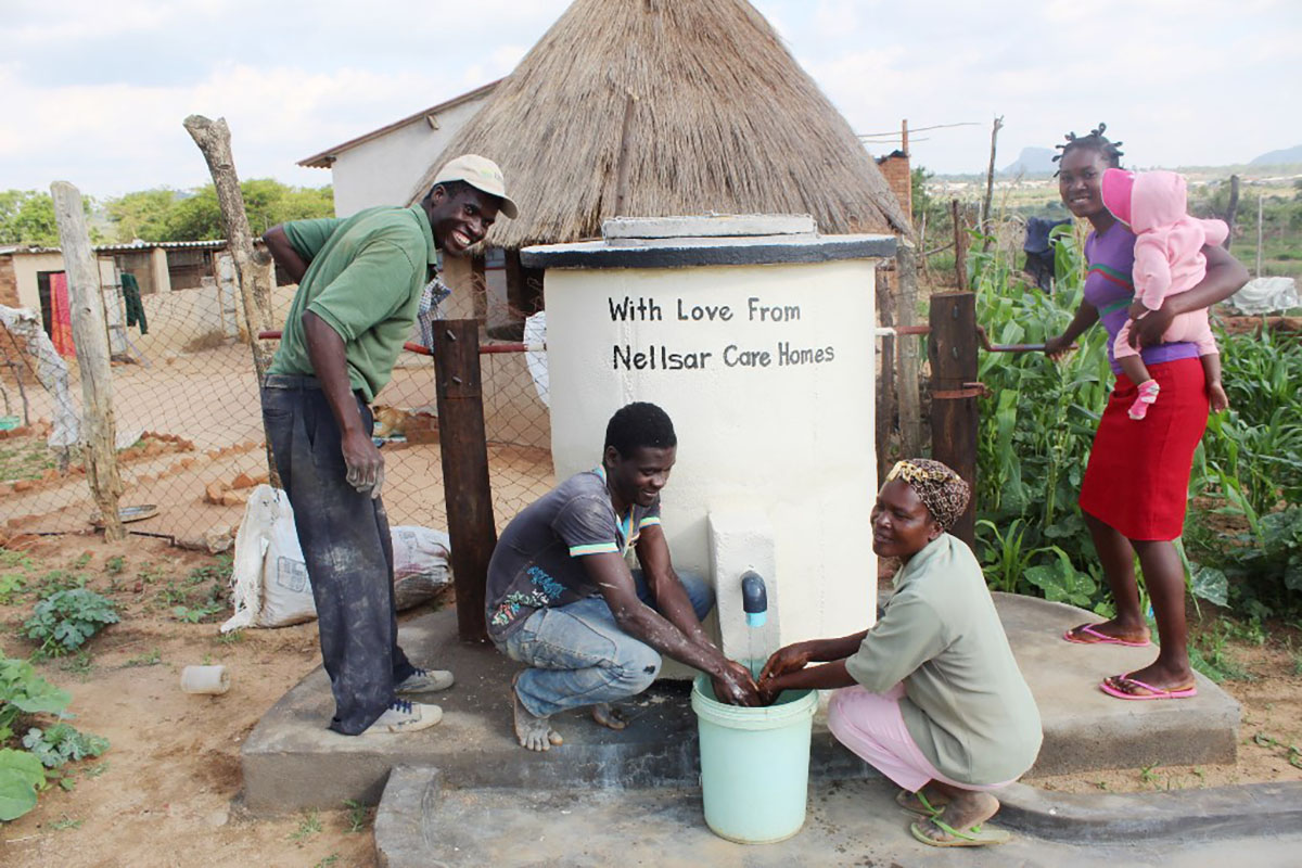 Nellsar Aquaid water pump installed in Africa