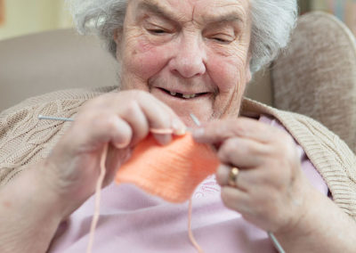 Knit and Natter in the Lounge at Silverpoint Court