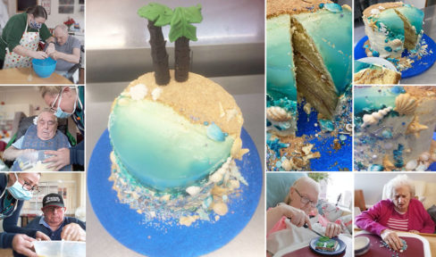 Meyer House seaside themed cake