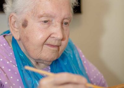 Loose Valley Care Home residents enjoy arts and crafts activities