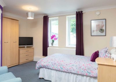 One of Sonya Lodge Residential Care Home's bedrooms