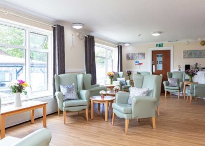 The main lounge area at Sonya Lodge Residential Care Home