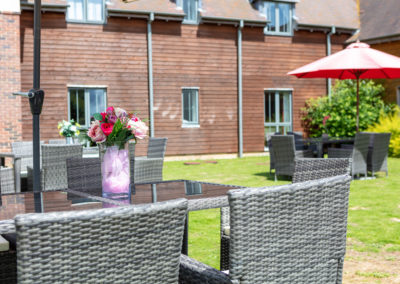 The Back Garden at Hengist Field Care Home