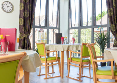 Upstairs Dining Area at Hengist Field Care Home