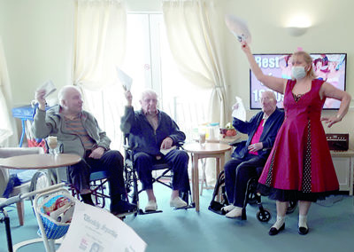 Celebrating the 1950s at Silverpoint Court Residential Care Home