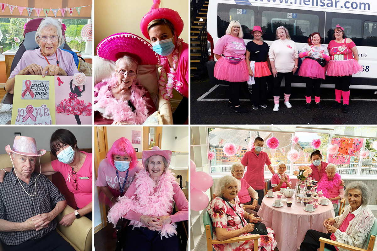 Nellsar Care Homes turn pink to support Breast Cancer Awareness