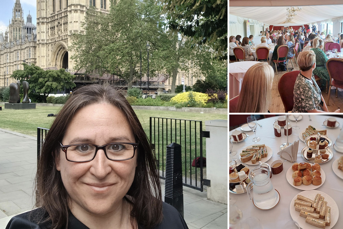 WAG Award winner Marisa Spice attends House of Lords