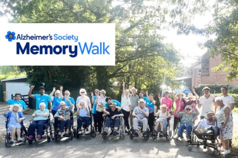 Nellsar residents and staff take part in Memory Walks to support the Alzheimers Society