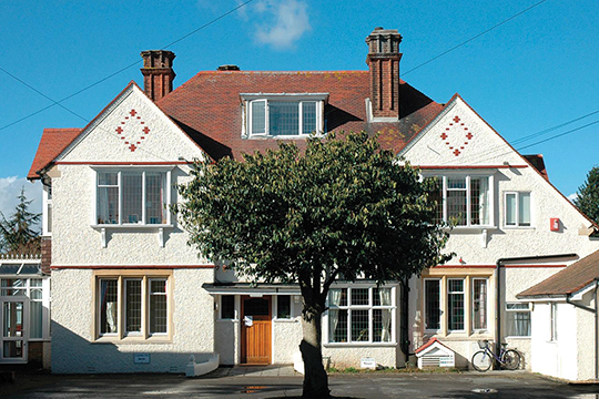 Woodstock Care Home in Kent, main building